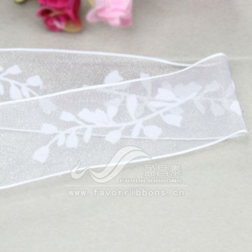 Printed Organza Ribbon