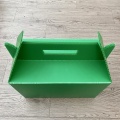 Green PP Corrugated Plastic Folding Packing Boxes