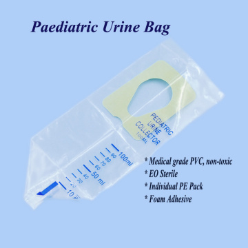 Disposable urine bag for toddlers