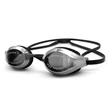 Adult Competition Swimming Goggles with Color Mirror Lens