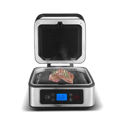 Electric Grill Panini Press Smokeless Hotpot BBQ Bruno Steak Master