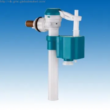 Plumbing valve with brass thread side toilet fill valve