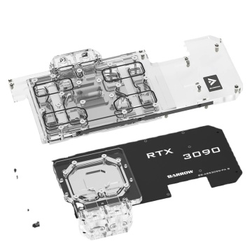 BARROW GPU Backplate Water Block for ASUS TUF RTX 3090Ti/ROG Strix RTX 3080/3080Ti/3090 Water Cooling Cooler