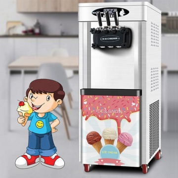Commercial Soft Serve Ice Cream Machine with Air Pump