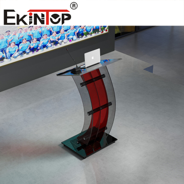 Custom Red Church Pulpit Plexiglass Podium for Churches