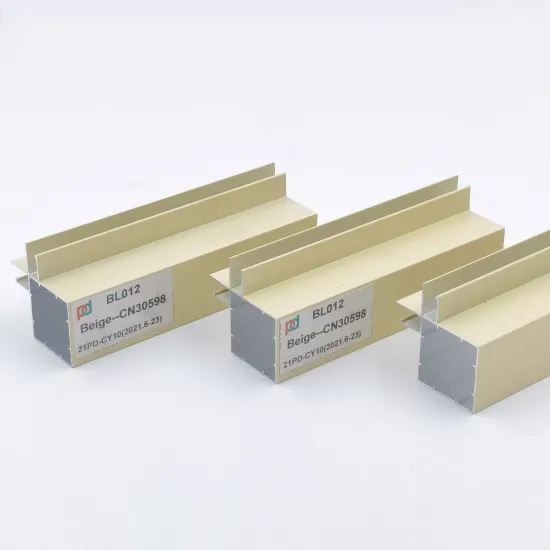 Wood Grain Aluminum Profiles with Powder Coated Finishes for Libya Market