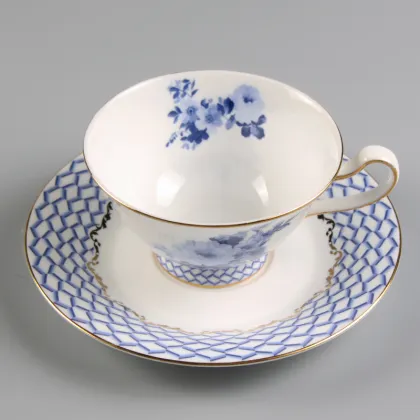 15 Pcs Royal Albert Floral Decal Afternoon Tea Sets with Gift Box