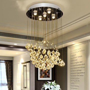 Contemporary Classic Designer LED K9 Crystal Chandelier for Modern Luxury Room Decoration