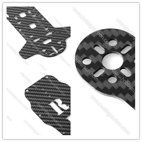 tấm cắt cnc sợi carbon đầy đủ cho RC