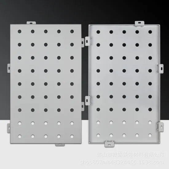 Single layer aluminum alloy curtain wall panel