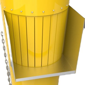 Chute de trémie d'exportation de 580 mm-430 mm