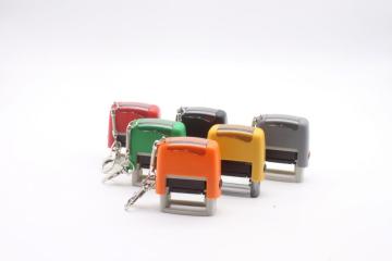 color mini plastic pocket signature name self-inking stamp