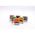 plastic portable signature name self-inking stamp