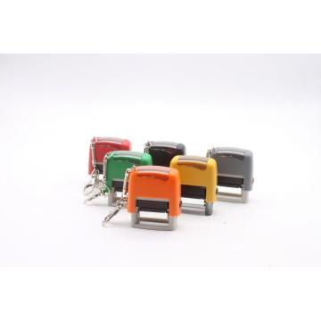 color mini plastic pocket signature name self-inking stamp