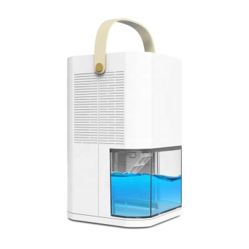 Portable Water Tank Dehumidifier with Handle, LED Lights, and Air Function