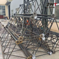 Projeto modular de torre estaiada para fácil instalação