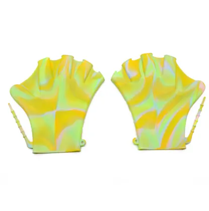 Customized Adults Training Silicone Webbed Swimming Gloves