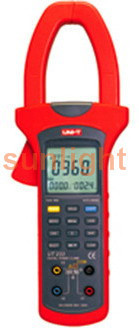 Digital Power Quality Clamp Multimeter, Power Quality Analyzer, True RMS, USB, UT233