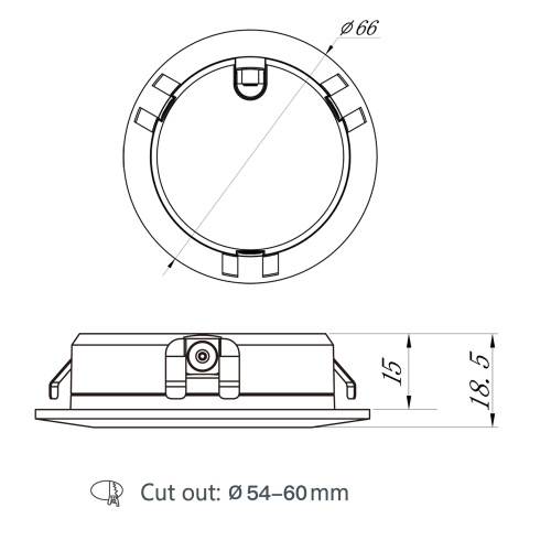 China LED downlights for kitchen Manufactory