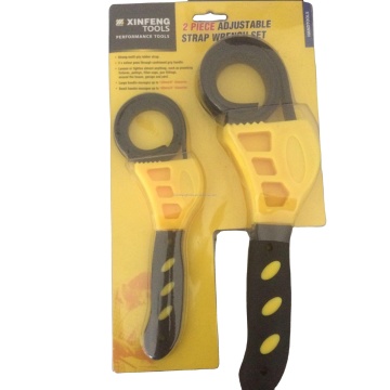 Heavy Duty Adjustable Rubber Plastic Allen Strap Wrench 6inch & 8inch
