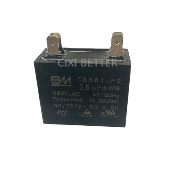 China Factory Air Conditioner-Kondensator CBB61-P2 450V: Details und Spezifikationen