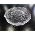 Gran plato de oro transparente