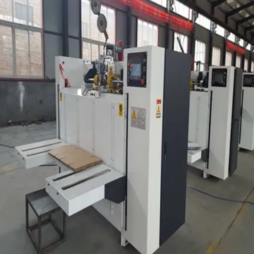 Semi-Auto Double Servo Controlled Carton Making Stitching Machine