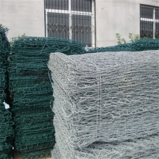 Hexagonal Gabion Baskets Iron Wire Mesh Galvanized