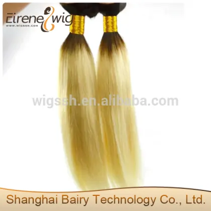 Eirene gorgeous and popular pure raw body wave hair weavon hair wet and wavy ombre colored indian human hair weave