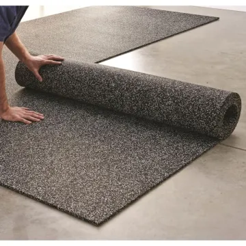 Rolled Recycled Rubber Gym Flooring