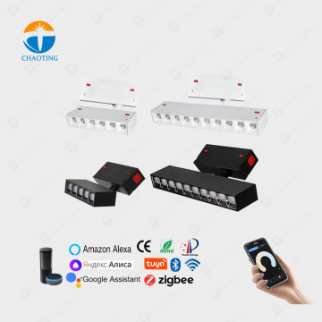 Competitive Price 220V 35mm Linear Folding Dimmable LED Track Lighting