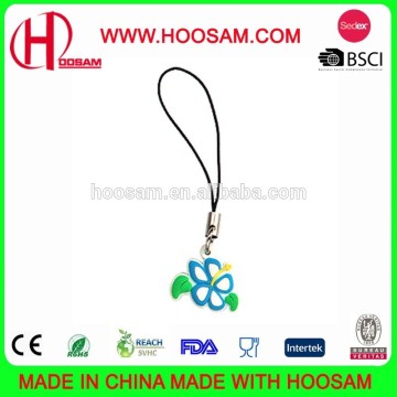 custom soft pvc rubber charms for mobile phone