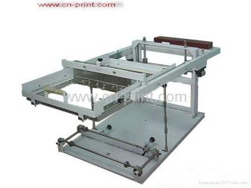 Manual operateing cylinder screen printer