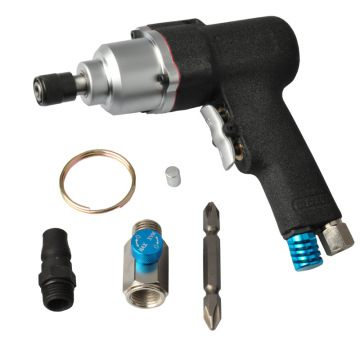 Industrial Reversible Air Impact Screwdriver with 8-H Type Gun, Quick Release Chuck, and 120N.M Torque