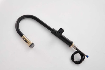 Black &amp; Gold Modern Kitchen Faucet Touch Touch