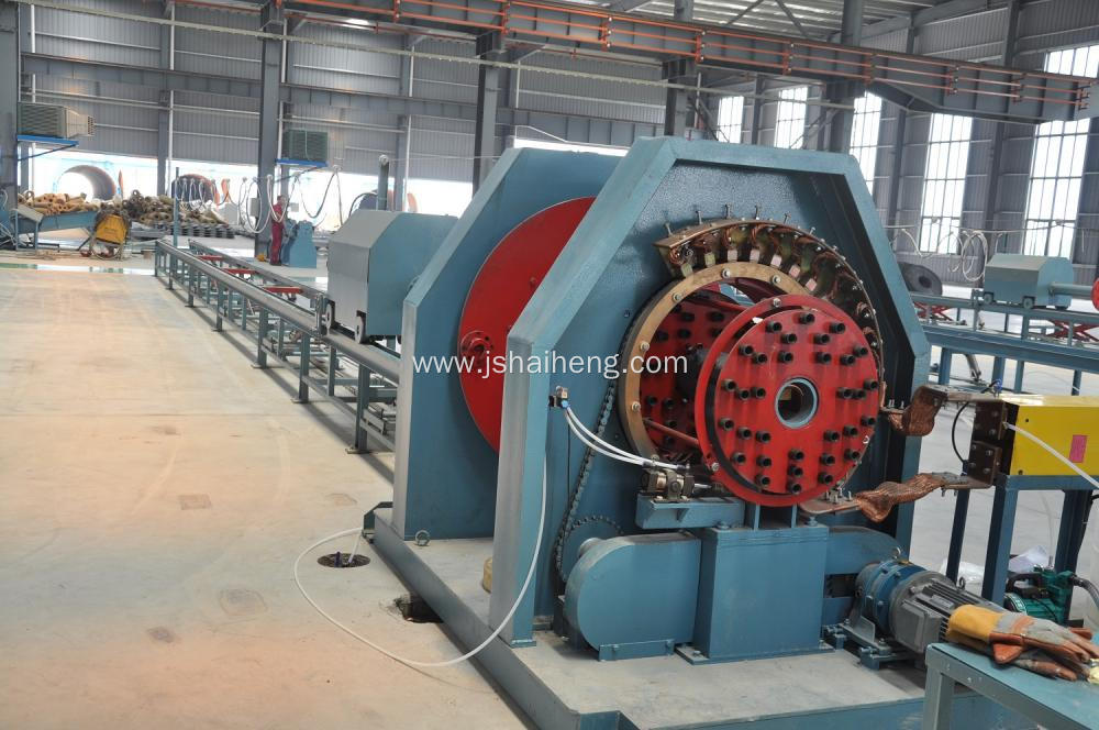 PC wire welding machine for spun pile