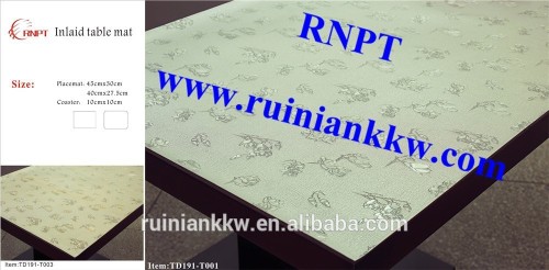 RNPT Inlaid Table Mat ---TD191-T001 most hot sales table mat in middle east & Africa countries