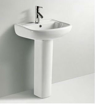 Sanitary ware ceramic pedestal basin