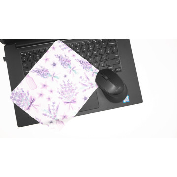 panno in tessuto per mouse pad con puntini in silicone sul retro