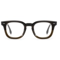 Striped Pattern Acetate Eyewear