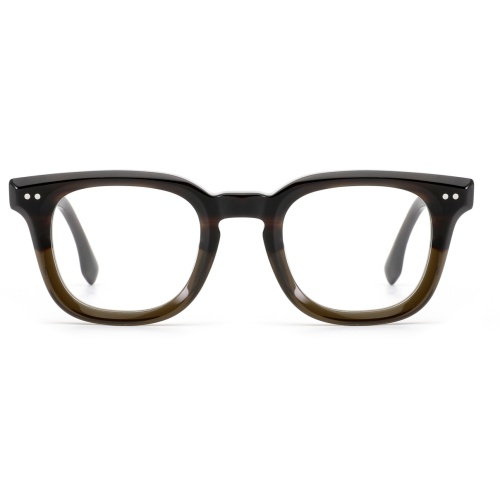 Striped Pattern Acetate Eyewear