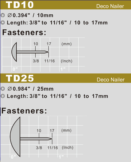 Ideal Tool for Sofa Making Deco Deco Air Nailer