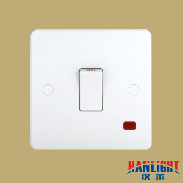 BS 20A 1 gang 2 way switches with neon