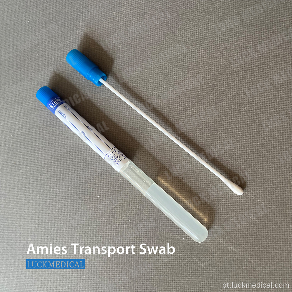 Swab de transporte com gel Stuart