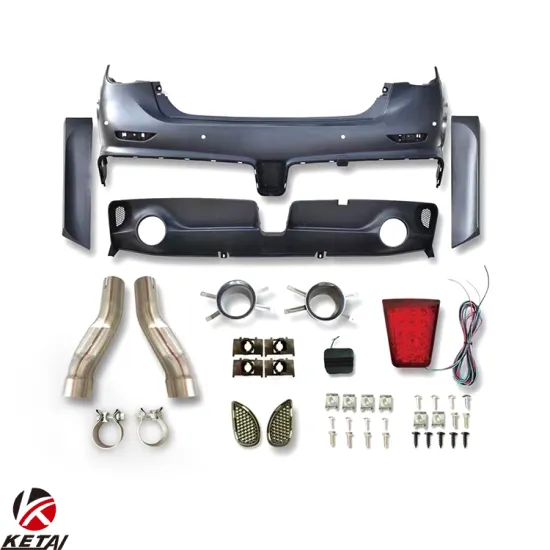 2014-2017 Infiniti Q50 PP Plastics EAU Rouge Concept Design Rear Bumper