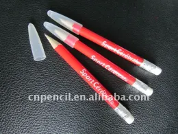 3.5\" HB round pencil with eraser