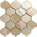 golden foil background porcelain mosaic