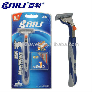 3 BLADE RAZOR SHAVING SYSTEM RAZOR