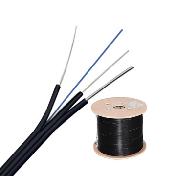 OEM Κατασκευή FTTH Flat Drop Fiber Cable με καλώδιο Messenger (1F-12F: GJXCH, GJYXCH)