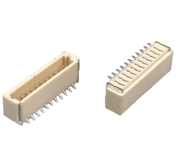 ZWG 1.0mm SH Connector 11P Vertical Patch Header Beige Temperature Resistant Environmental Connector